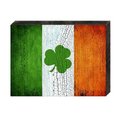 Designocracy Ireland Flag Rustic Art on Board Wall Decor 85099IR18